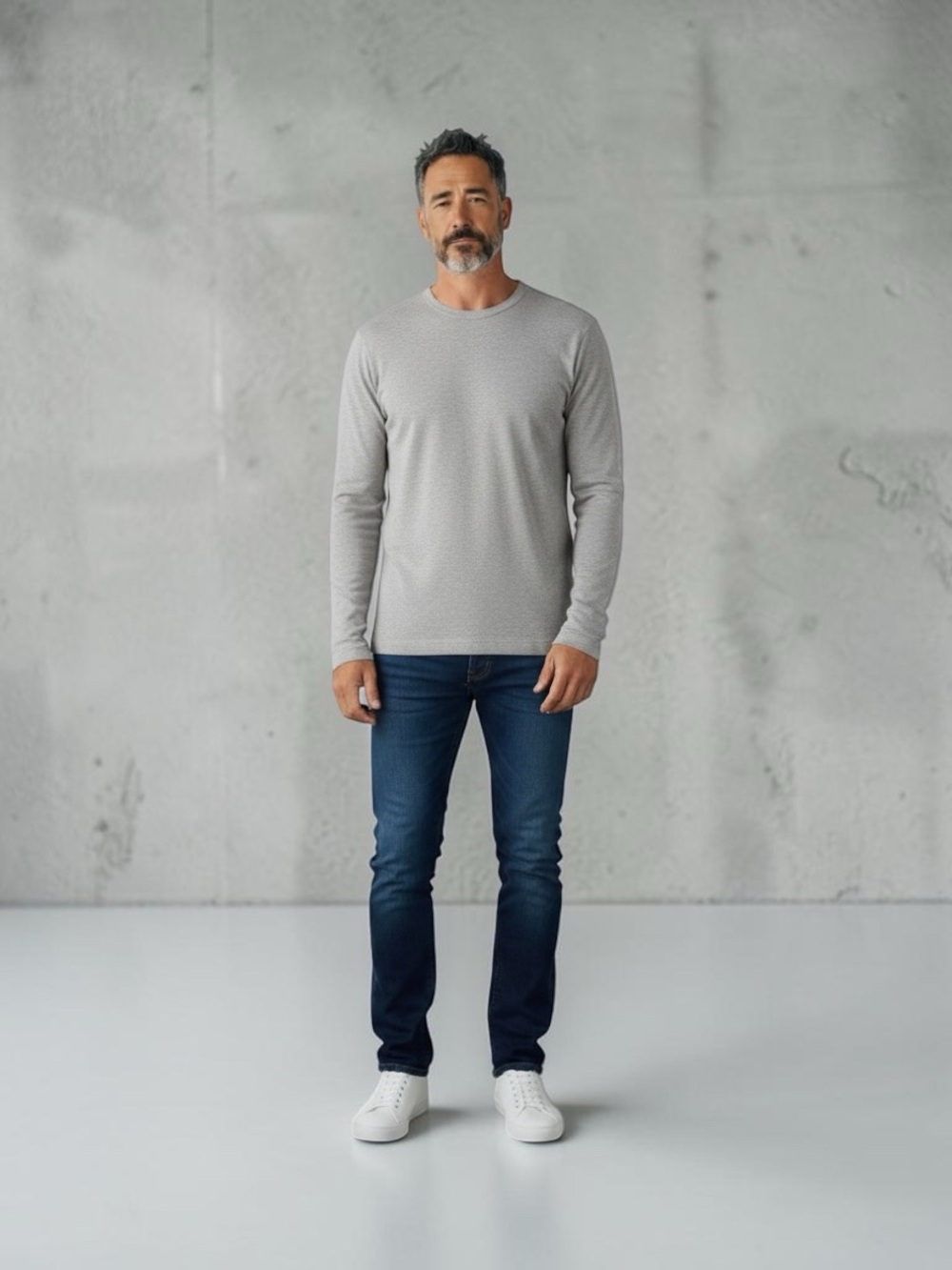 Theory Men’s Crewneck Sweater - Light Gray